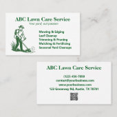 Precision Trim Lawn Care Visitekaartje (Voorkant / Achterkant)