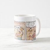 Precocious Baby Comic Mok | Dimwitz Comics (Voorkant rechts)