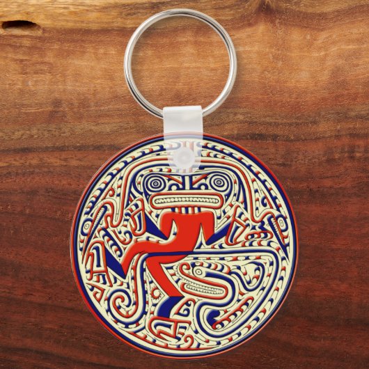 PreColumbiaans mythologisch dier Sleutelhanger (Voorkant)