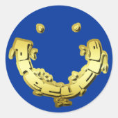 Precycle Sticker in gouden bladbelettering (Voorkant)