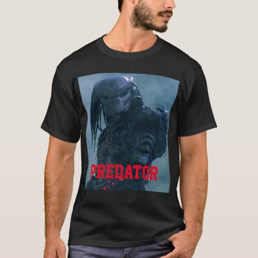 Predator 1987 Yautja zwart T-shirt (Voorkant)