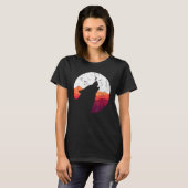 Predator Animal Howling Wolf Full Moon Wolf T-shirt (Voorkant volledig)