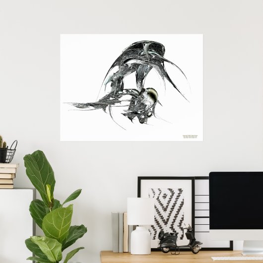 Predator en prooi poster (Thuiskantoor)