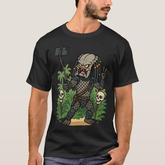 Predator Hunt Pics vintage T-shirt (Voorkant)