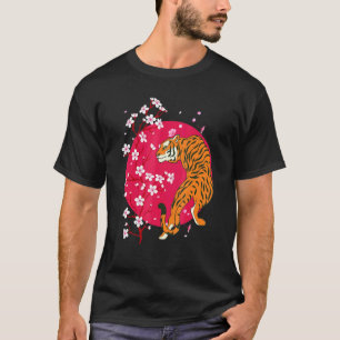 Predator Kersenbloesem Azië Wildlife Animal Wild T-shirt