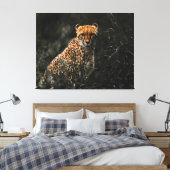 Predator of Prey Staredown Canvas Afdruk (Insitu (Slaapkamer))