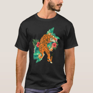 Predator Wild Cat Oerwoud Animal Tropical Asian Ti T-shirt