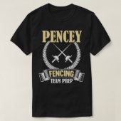 predikaat van een grappig pencey-team t-shirt (Design voorkant)