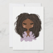 Predikant African American Woman Bachelorette Kaart (Voorkant)