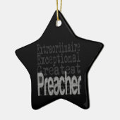 Predikant Extraordinaire Keramisch Ornament (Links)
