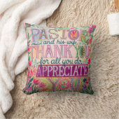 ✝️ Predikant Predikantsvrouw Waarderingsverjaardag Kussen (Deken)