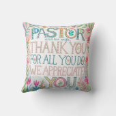 ✝️ Predikant Predikantsvrouw Waarderingsverjaardag Kussen (Achterkant)
