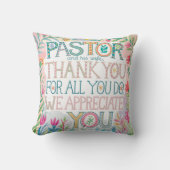 ✝️ Predikant waardering voor de predikantsvrouw ju Kussen (Voorkant)