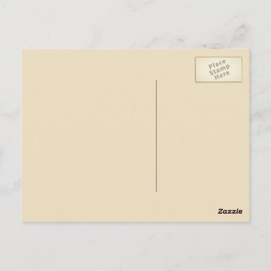 Predikant Zwart Gouden Kruis Persoonlijk Briefkaart (Achterkant)