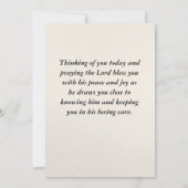 Prediker 3:11 Bijbelvers Herfst Platte Kaart (Achterkant)