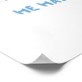 Prediker 3:11 Hij heeft alles mooi gemaakt Poster (Hoek)