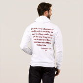 Prediker 3:14 KJV Bijbelvers Mannen Hoodie (Achterkant volledig)