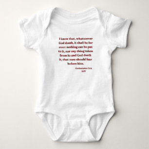 Prediker 3:14 KJV Bijbelvers Romper