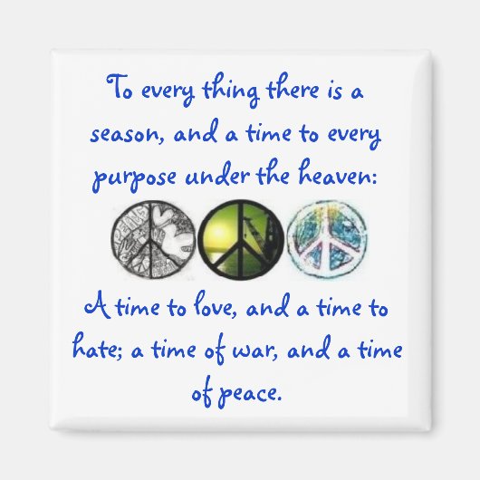 Prediker 3:8 magneet (Voorkant)