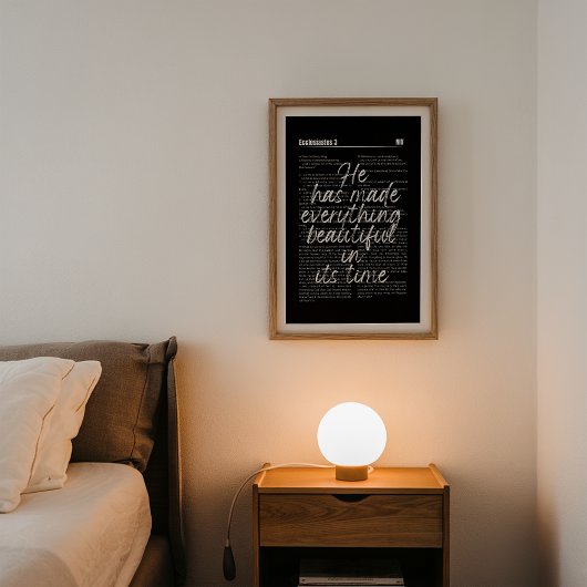 Prediker 3 Herfst Bijbelvers Kunst Poster