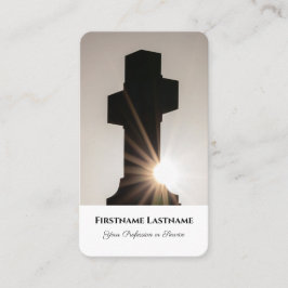 Prediker begrafenisondernemer spiritueel genezer h visitekaartje