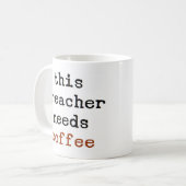 prediker heeft koffiekoffie mok nodig (Voorkant links)