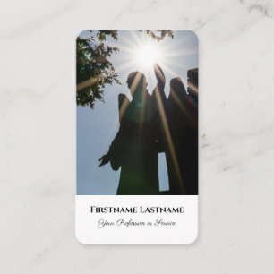 Prediker Mortician spiritueel healer engelbeeld Visitekaartje