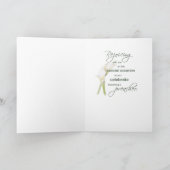 Prediker Ordinatie, Lelies & Kruis Kaart (Binnen)