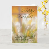 Prediker Ordinatie, Lelies & Kruis Kaart (Gele Bloem)