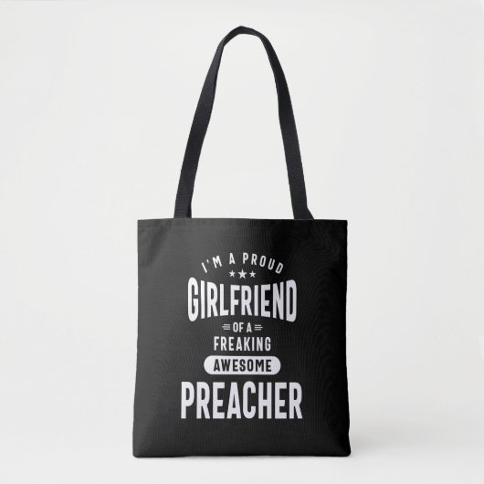 Prediker T-shirt Titel titel Gift Mannen Weemens Tote Bag (Voorkant)