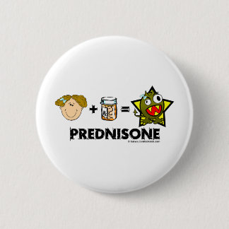 Prednisone Monster Ronde Button 5,7 Cm