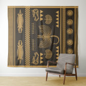 Predynastiek Nijlwandtapijt in Egypte Wandkleed (In Situ (horizontaal))