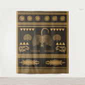 Predynastiek Nijlwandtapijt in Egypte Wandkleed (Voorkant)