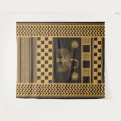 Predynastieke Egypte Palm Tapestry Wandkleed (Voorkant (horizontaal))