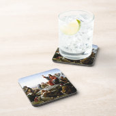 Preek op de berg - Carl Bloch schilderij Bier Onderzetter (Rechterzijde)