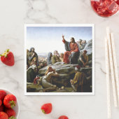 Preek op de berg - Carl Bloch schilderij Servet (Insitu)