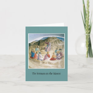 Preek op het Onderstel notecard Kaart