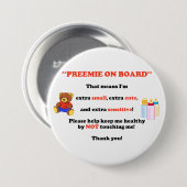 Preemie on-board Button (Voorkant /achterkant)
