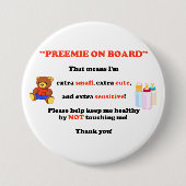Preemie on-board Button (Voorkant)