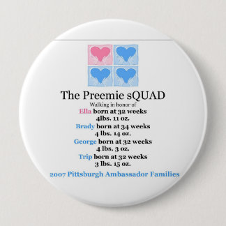 Preemie sQUAD-toets Ronde Button 4,0 Cm
