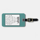 Preemie stroller label dubbelzijdig bagagelabel (Voorkant horizontaal)