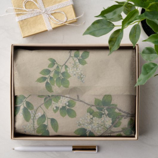 Preening Bird door Zhang Ruoai Tissuepapier (Geschenk)