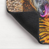 Preening Sumatran Tiger Big Cat Wildlife Art Muismat (Hoek)