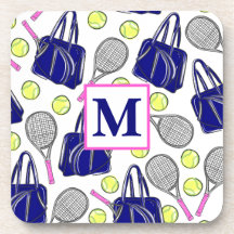 Preepy Monogram Tennis Marine