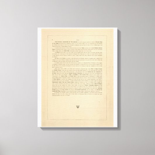 Preface New mercantile marine atlas Canvas Afdruk (Voorkant)
