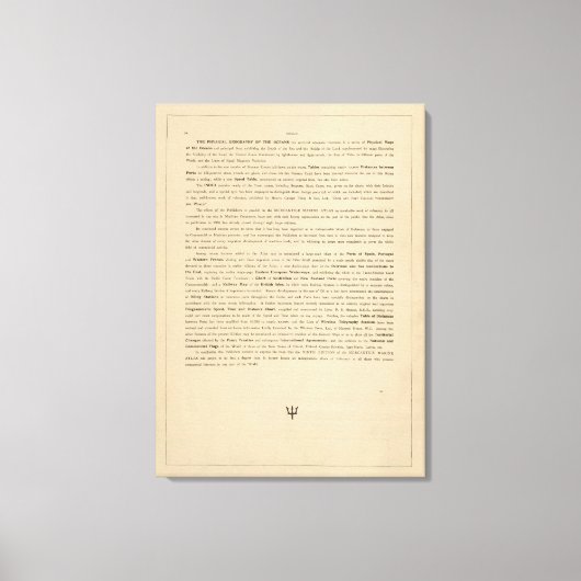 Preface New mercantile marine atlas Canvas Afdruk (Voorkant)