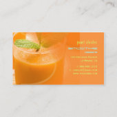 Prefectief vers wortelsap visitekaartje (Achterkant)