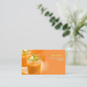 Prefectief vers wortelsap visitekaartje (Staand voorkant)