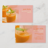 Prefectief vers wortelsap visitekaartje (Voorkant / Achterkant)