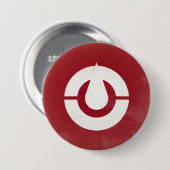 prefectuur Kochi Ronde Button 7,6 Cm (Voorkant /achterkant)
